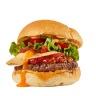 Burger an aunt from Barcelona
