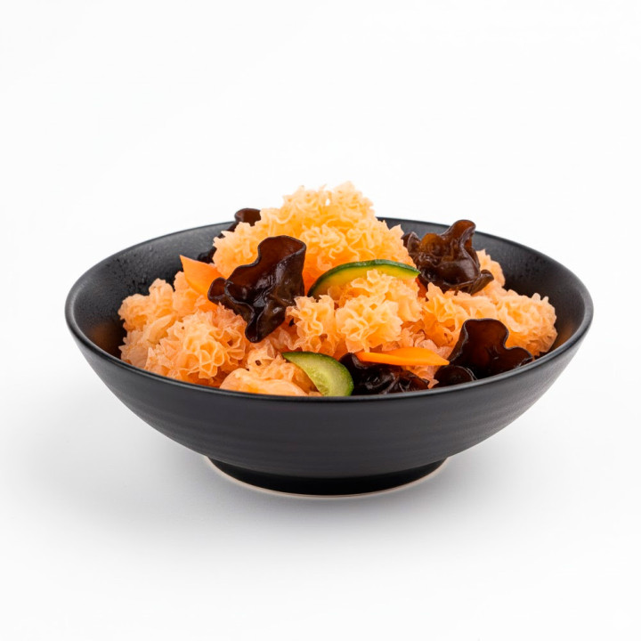 Салат с морской капустой и грибами
